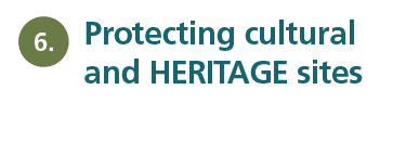 Protecting cultural and heritage sites