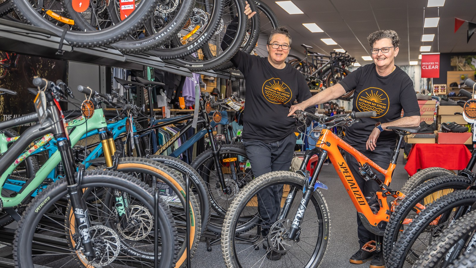 People - local bike shop and staff