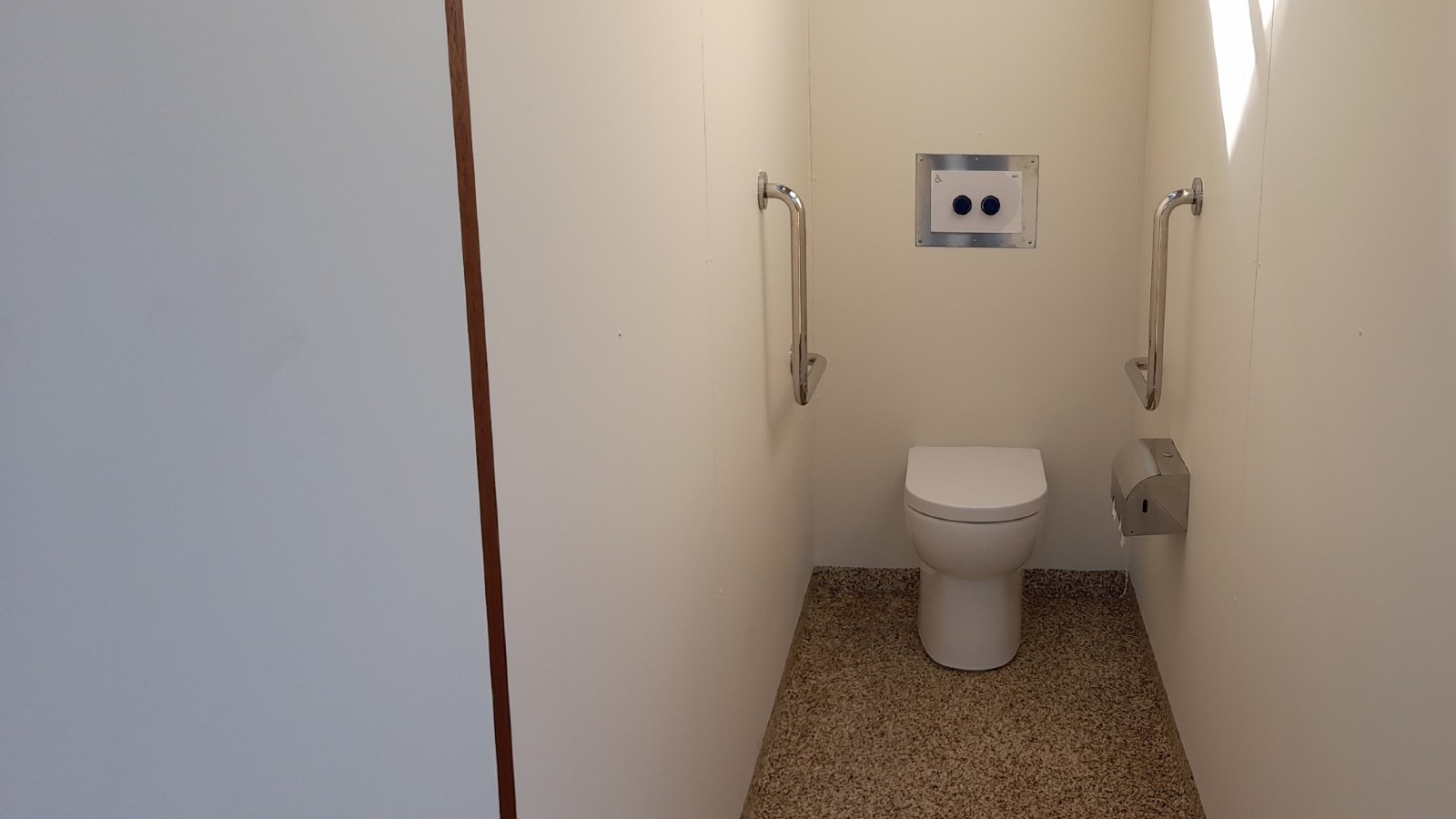 Image A toilet cubicle.