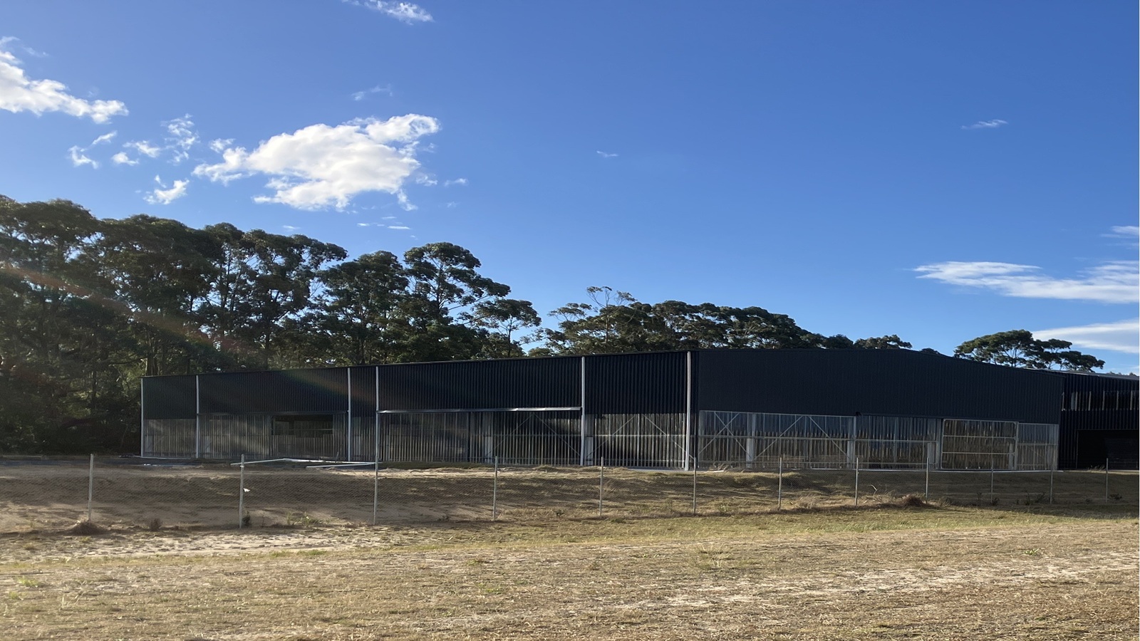 Image The completed Moruya Shellfish Hatchery nursery building.