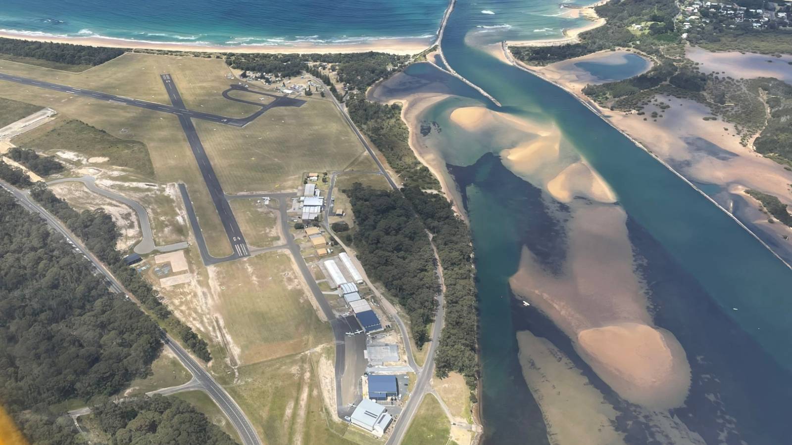 Aerial image of Moruya Airport