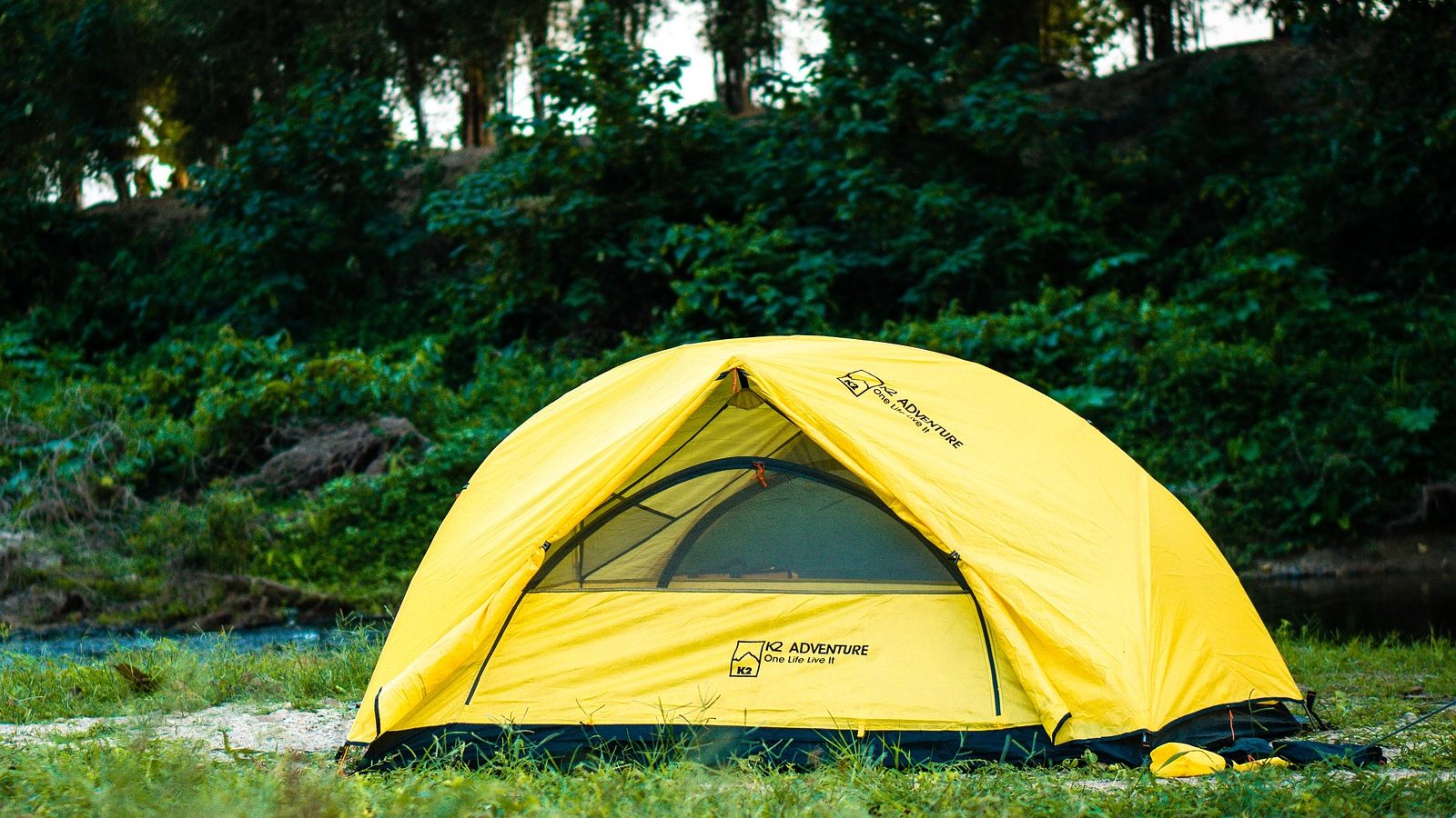 Tent on private land