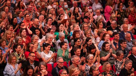 Image of an audience at the Sydney Writers' Festival.