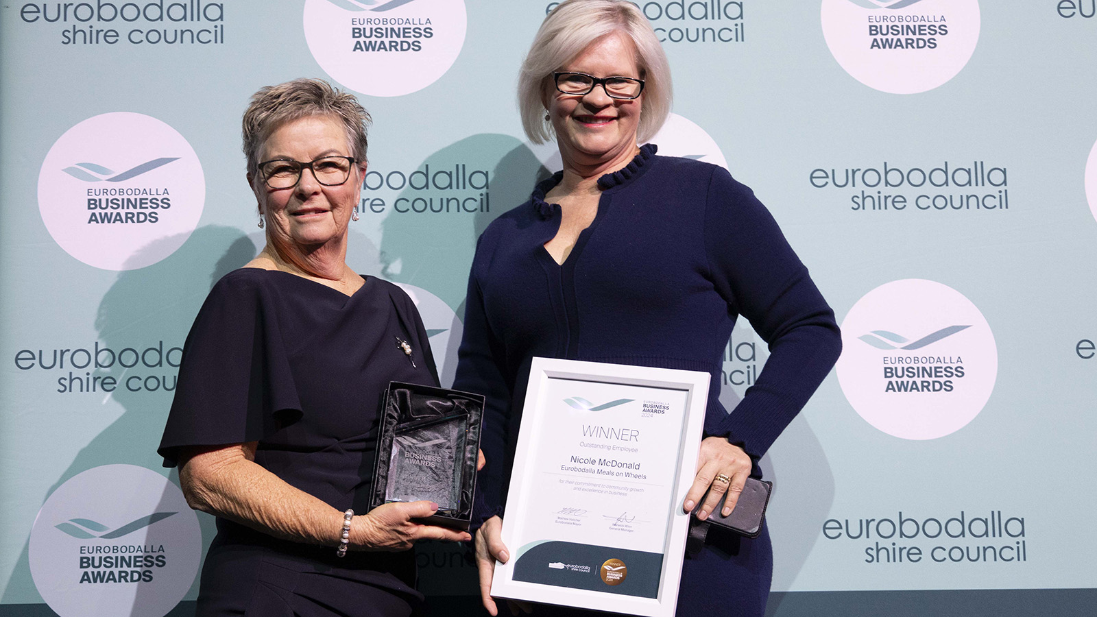 Image Winner of Outstanding Employee - Nicole McDonald, Eurobodalla Meals on Wheels