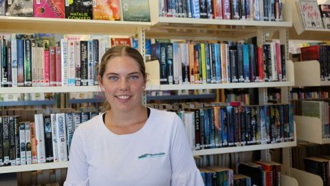 Council's trainee Olive Zammit