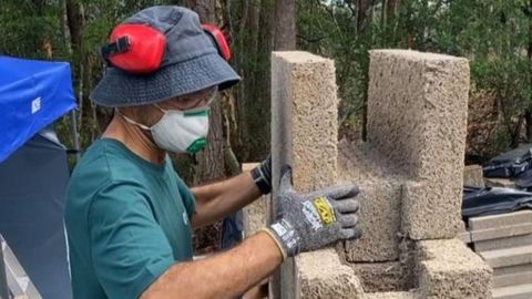 Building materials made from sustainable options.