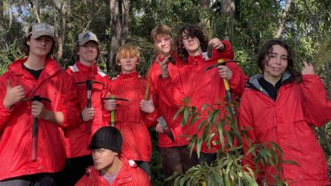 Year ten students from St Peters, Batemans Bay and Moruya high schools.