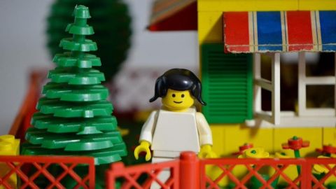 Library - building blocks, children