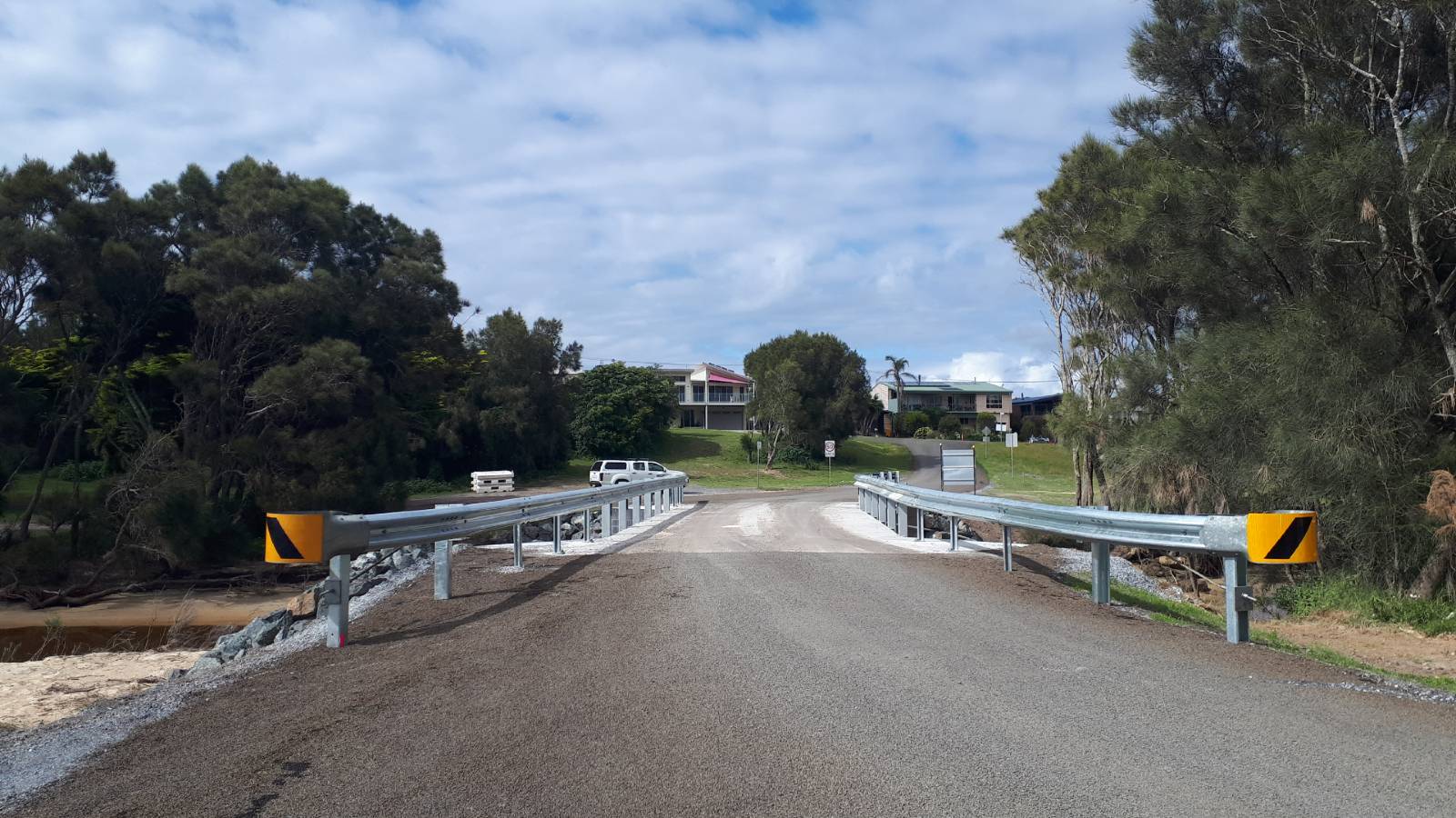 Potato Point Bridge following rebuild.