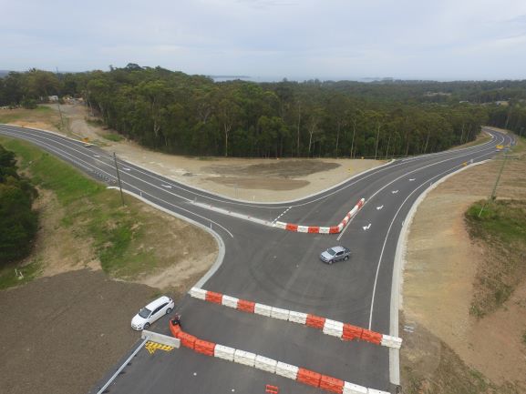 Image Heron Road new intersection Jan 2018