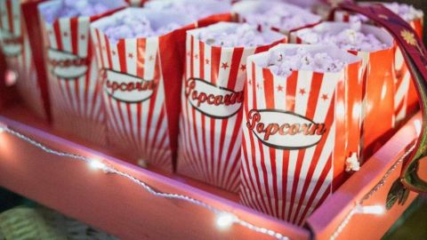 Library - popcorn, cinema, film